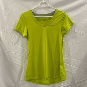 Lime green Nike athletic shirt